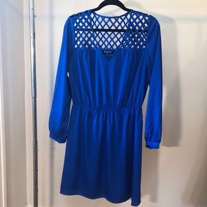 💫 3 for $30 💫 Lattice work blue dress
